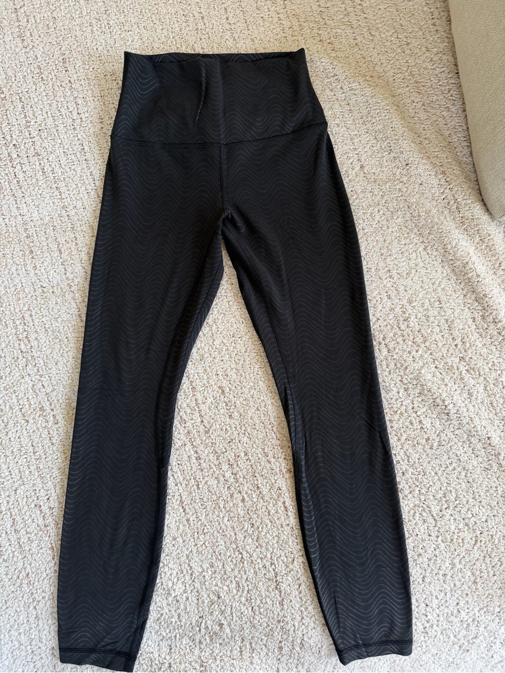 lululemon athletica Black High-Waist Leggings with Print